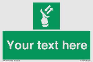 Custom sign safe condition Search and rescue transponder